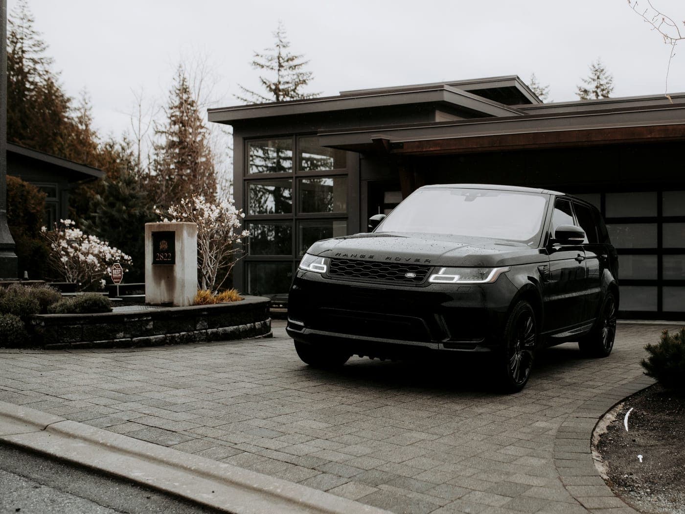Vehicle parked on a clean driveway, photographed for a listing